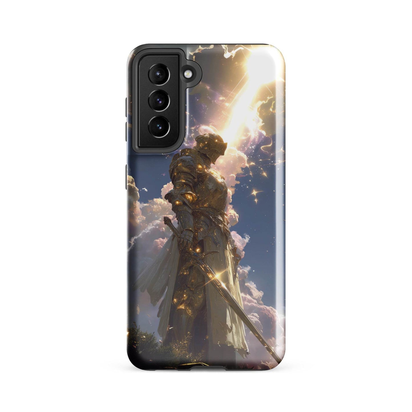 Light Elemental Knight, Original Anime Art Tough case for Samsung® - Chromavolt