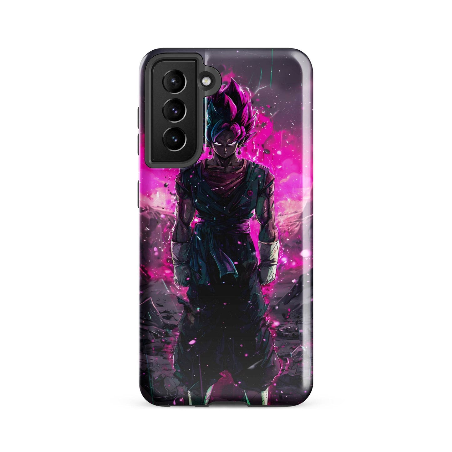 Super Saiyan Blue and Pink Rose Vegito, Dragon Ball Super Anime Fan Art Tough case for Samsung® - Chromavolt