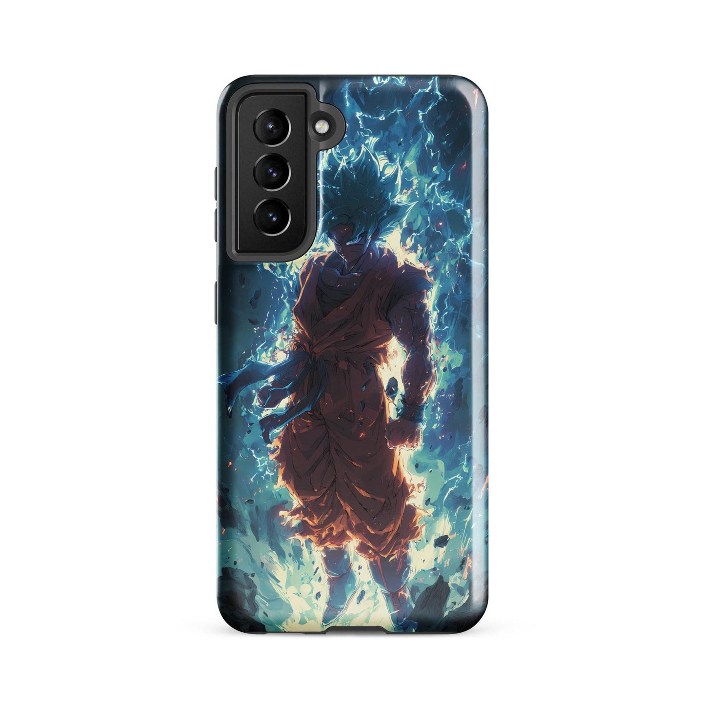Super Saiyan Blue Goku, Dragon Ball Super Anime Fan Art Tough case for Samsung® - Chromavolt