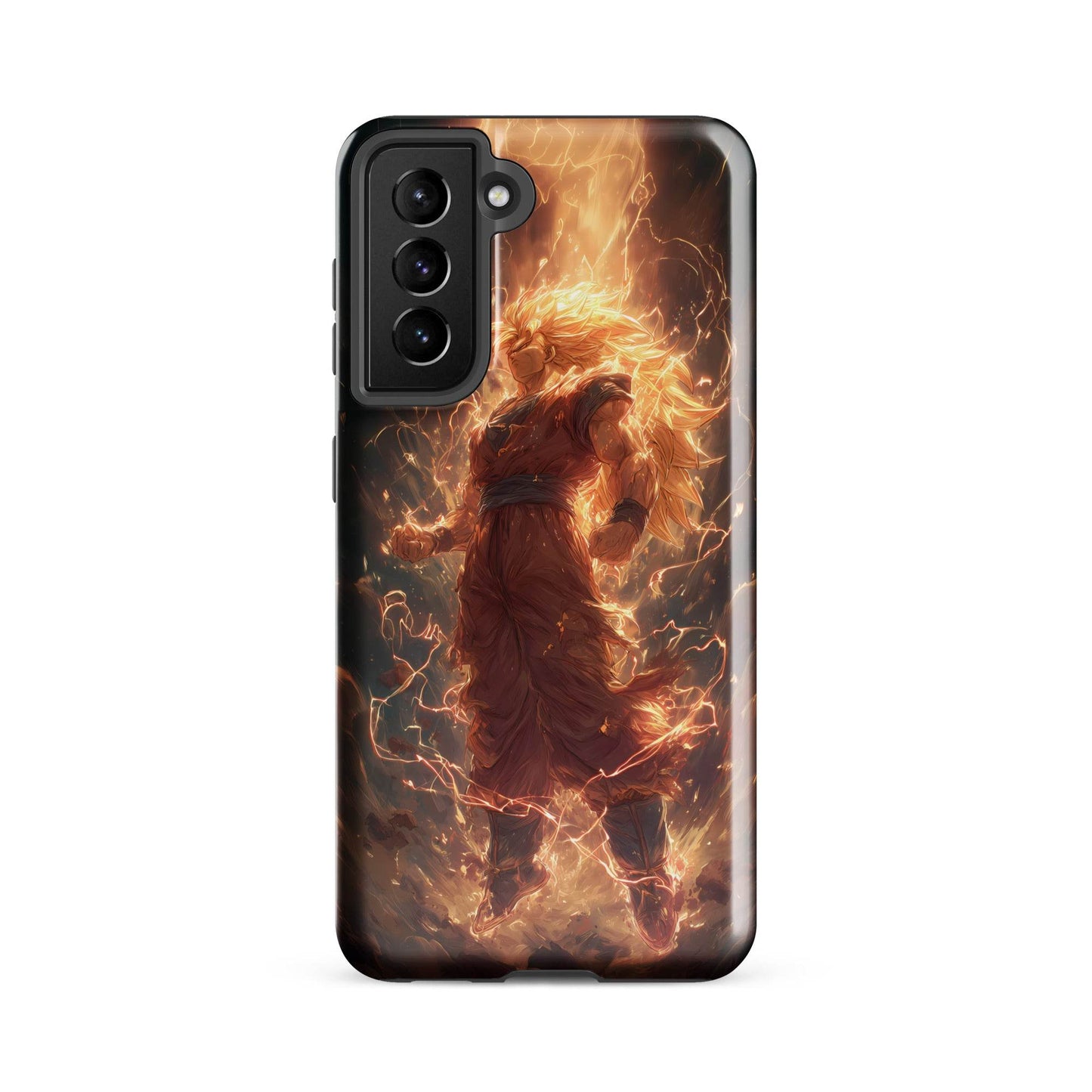 Super Saiyan 3 Goku, Dragon Ball Z Anime Fan Art Tough case for Samsung® - Chromavolt