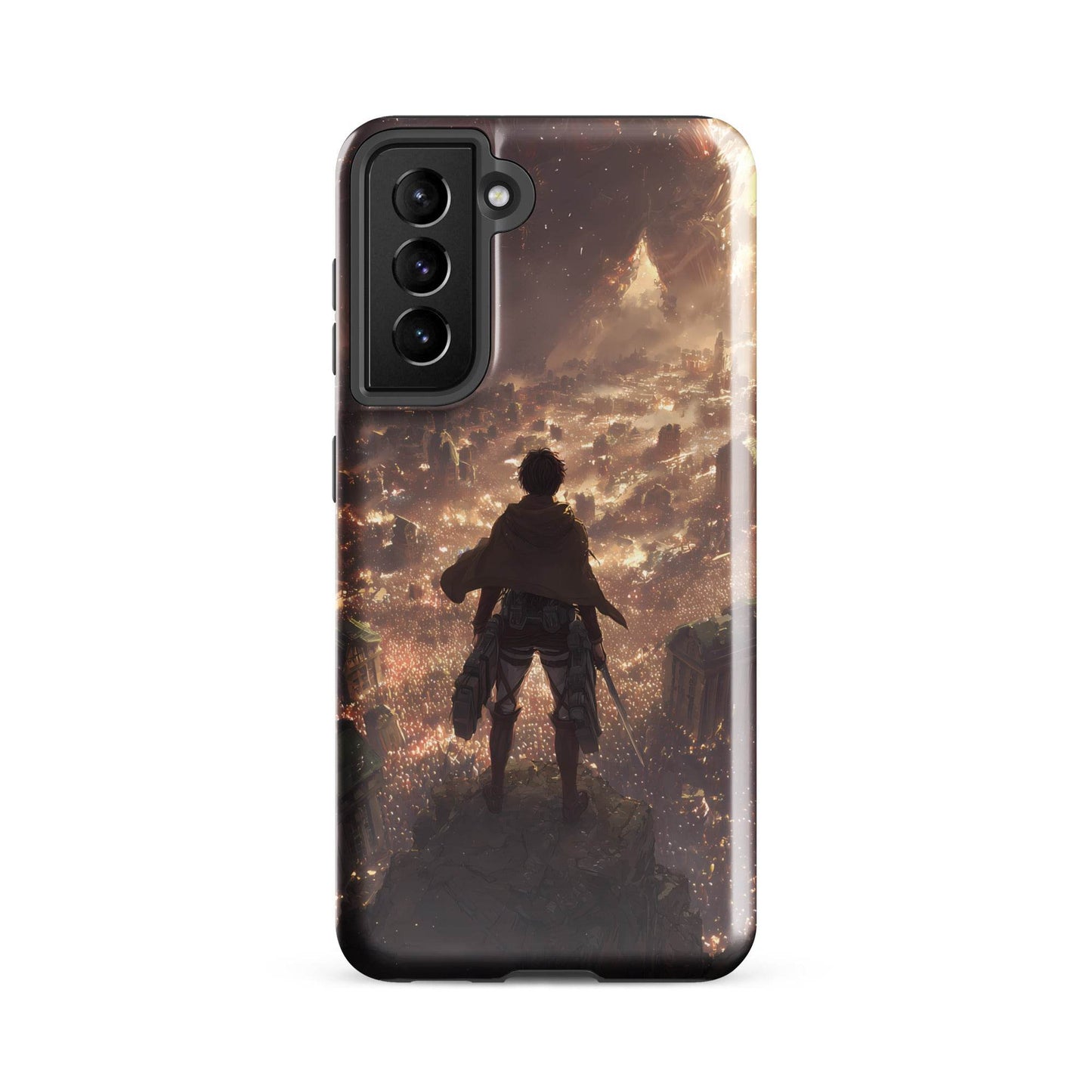 Eren Jaeger, Attack On Titan Anime Fan Art Tough case for Samsung® - Chromavolt