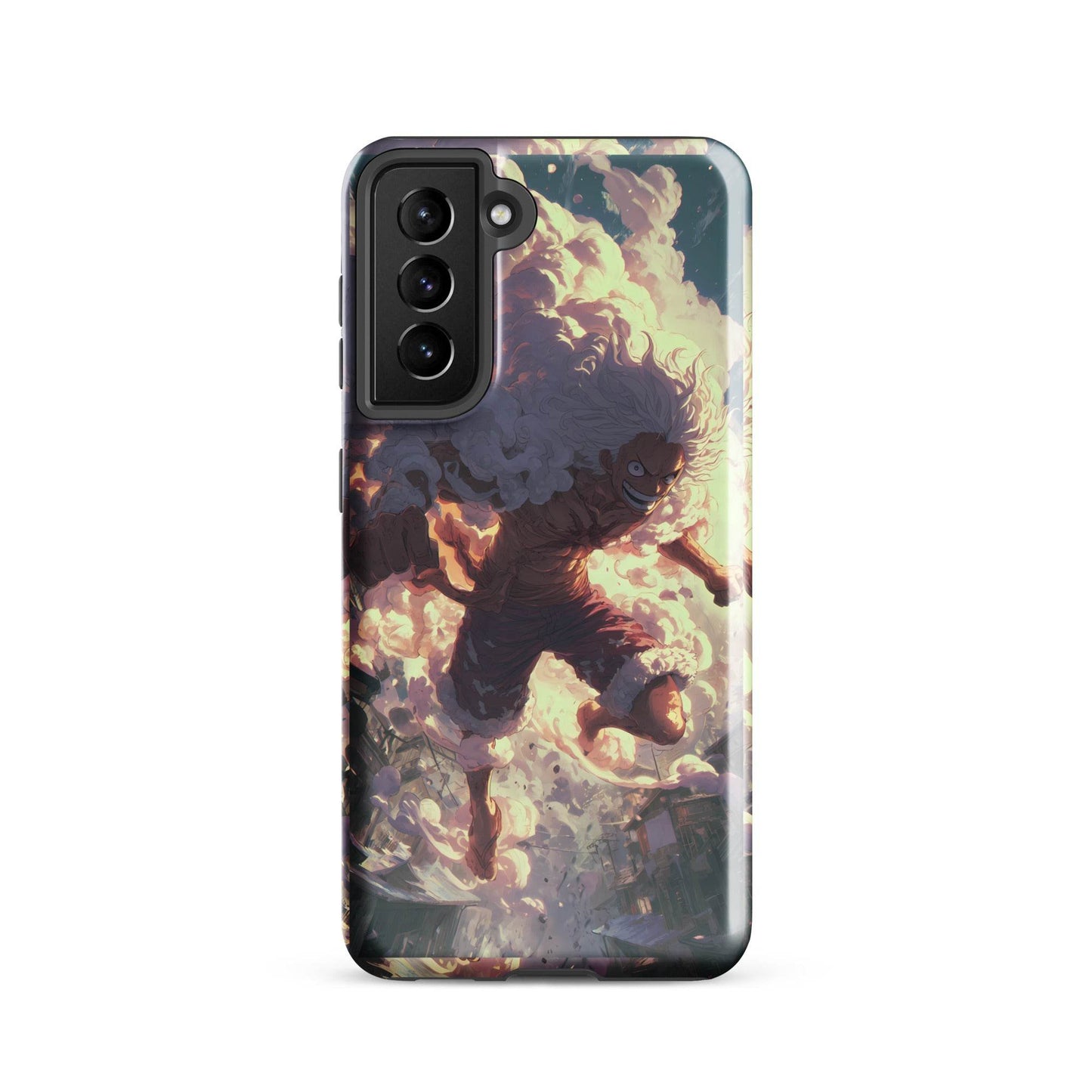 Monkey D Luffy Gear 5 Sun God Nika, One Piece Tough case for Samsung® - Chromavolt