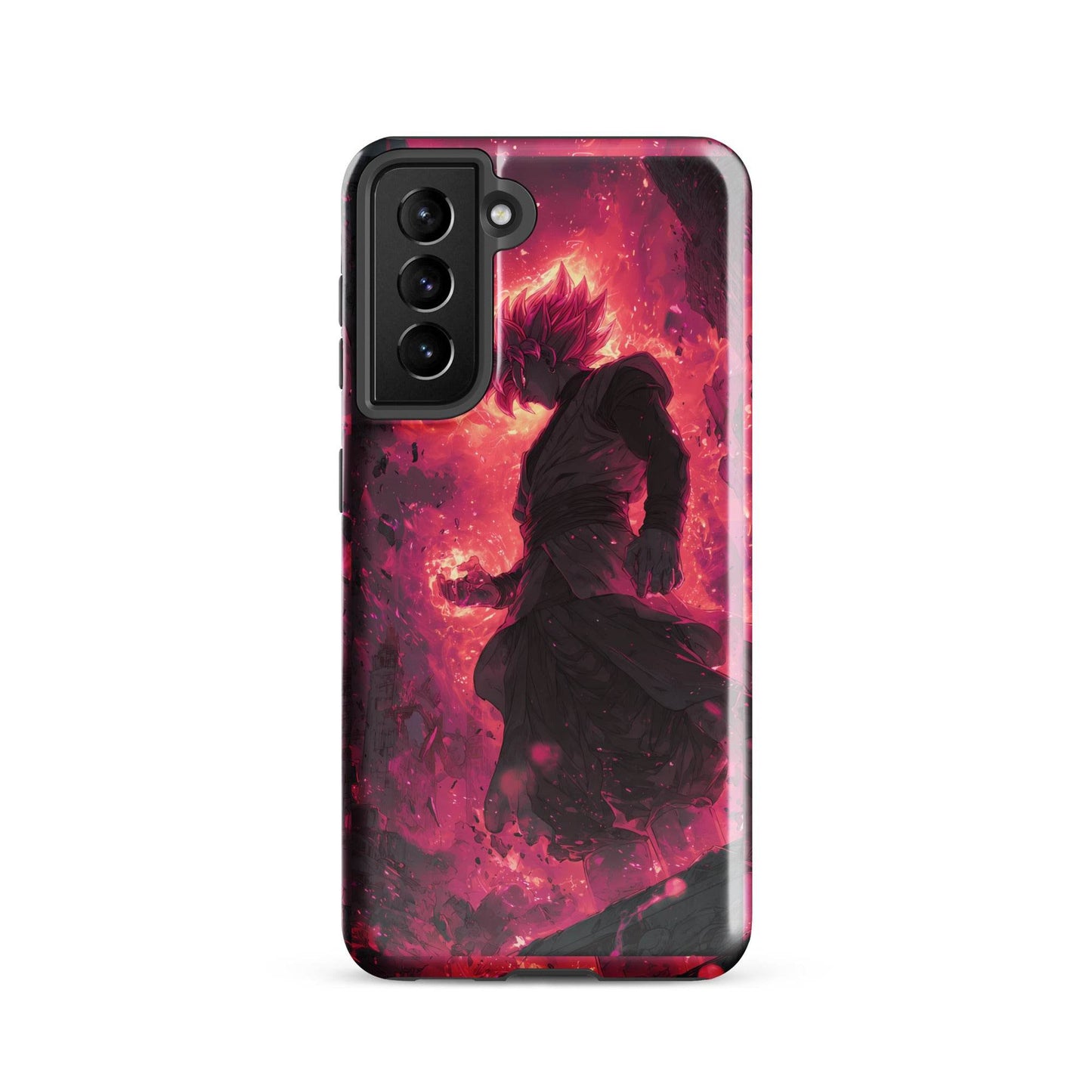 Zamasu Goku Black, Pink Rose Super Saiyan Dragon Ball Tough case for Samsung® - Chromavolt