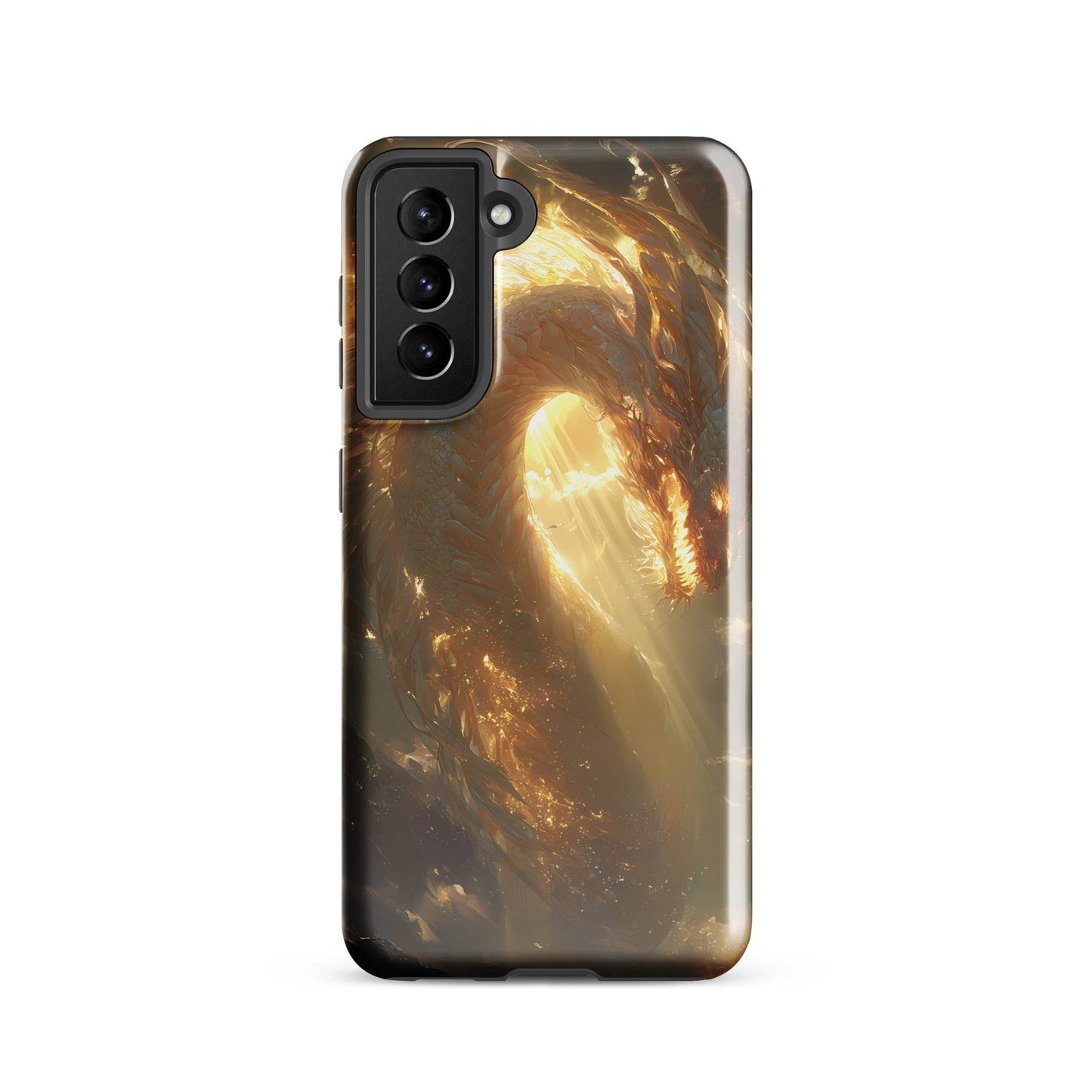 Light Dragon: The Celestial Flame Tough case for Samsung® - Chromavolt