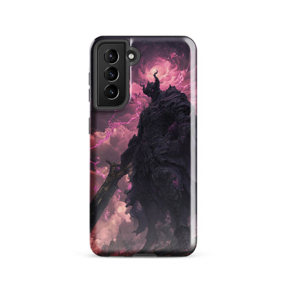 Dark Elemental Knight, Original Anime Art Tough case for Samsung® - Chromavolt