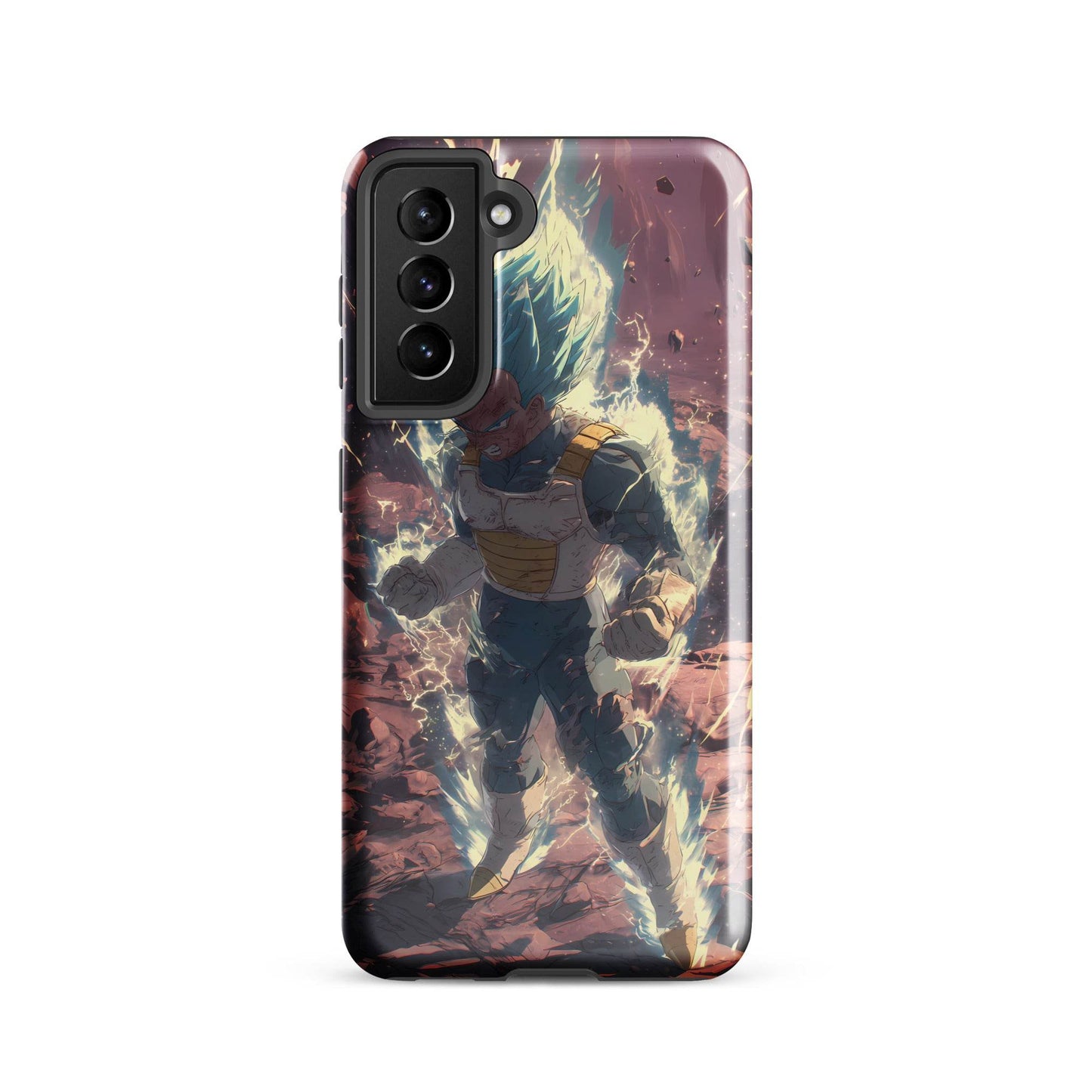 Super Saiyan Blue Vegeta, Dragon Ball Super Anime Fan Art Tough case for Samsung® - Chromavolt