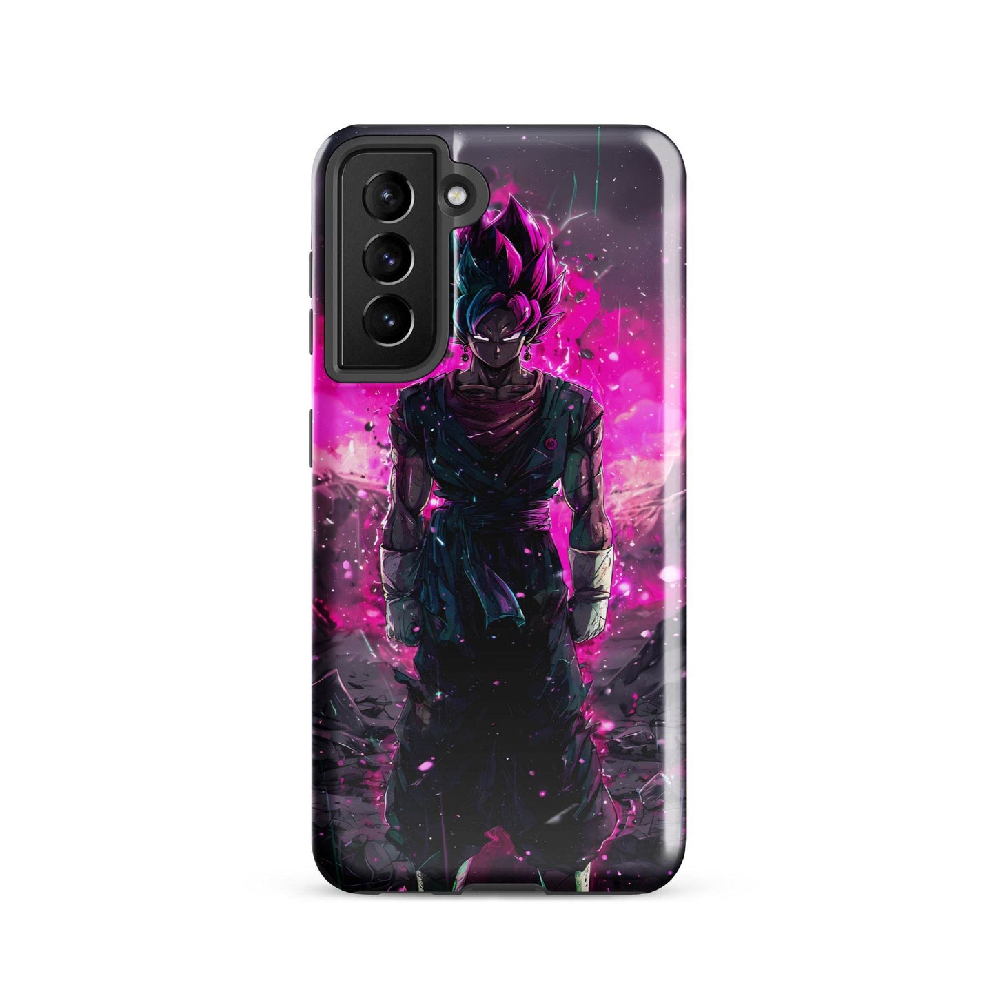 Super Saiyan Blue and Pink Rose Vegito, Dragon Ball Super Anime Fan Art Tough case for Samsung® - Chromavolt