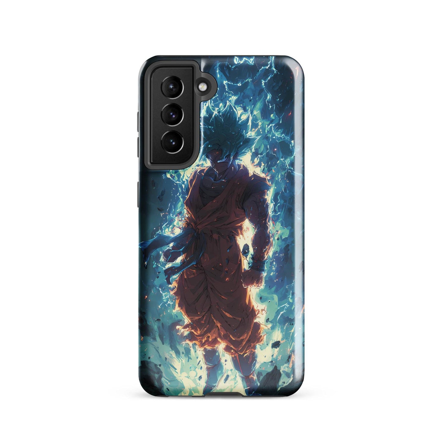 Super Saiyan Blue Goku, Dragon Ball Super Anime Fan Art Tough case for Samsung® - Chromavolt