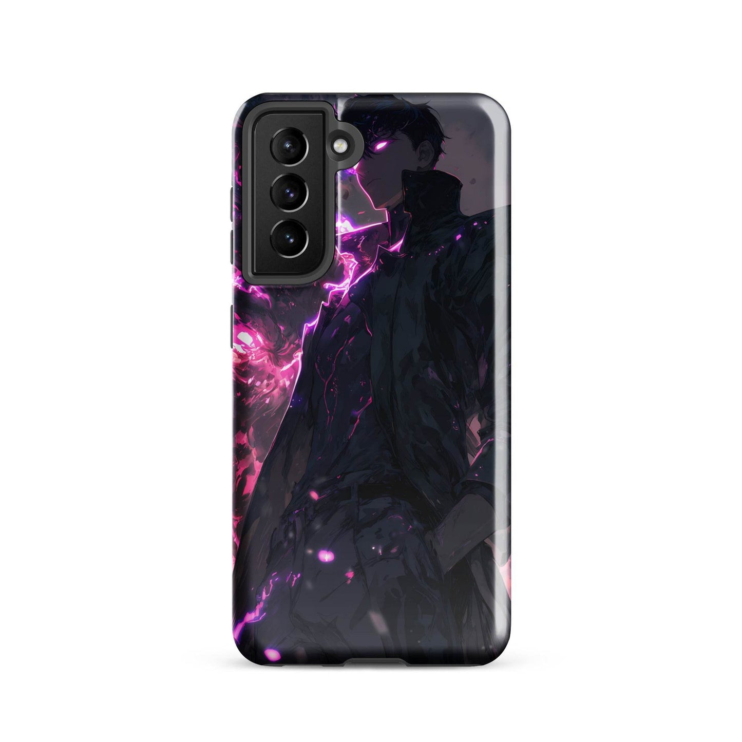 Solo Leveling Sung Jinwoo Shadow Monarch Anime Fan Art Tough case for Samsung® - Chromavolt