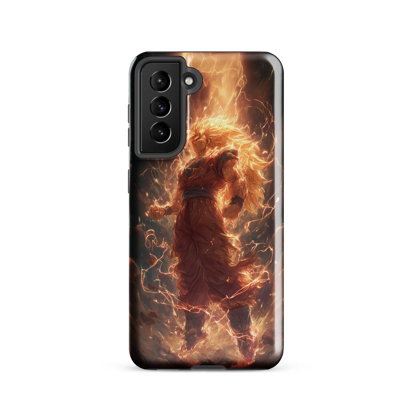 Super Saiyan 3 Goku, Dragon Ball Z Anime Fan Art Tough case for Samsung® - Chromavolt