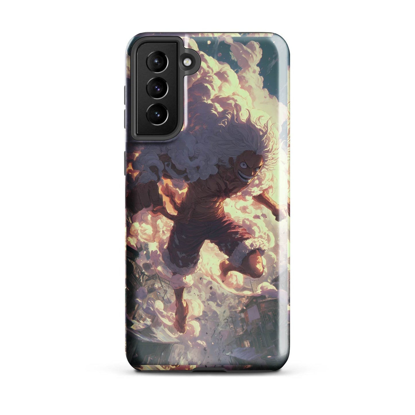 Monkey D Luffy Gear 5 Sun God Nika, One Piece Tough case for Samsung® - Chromavolt