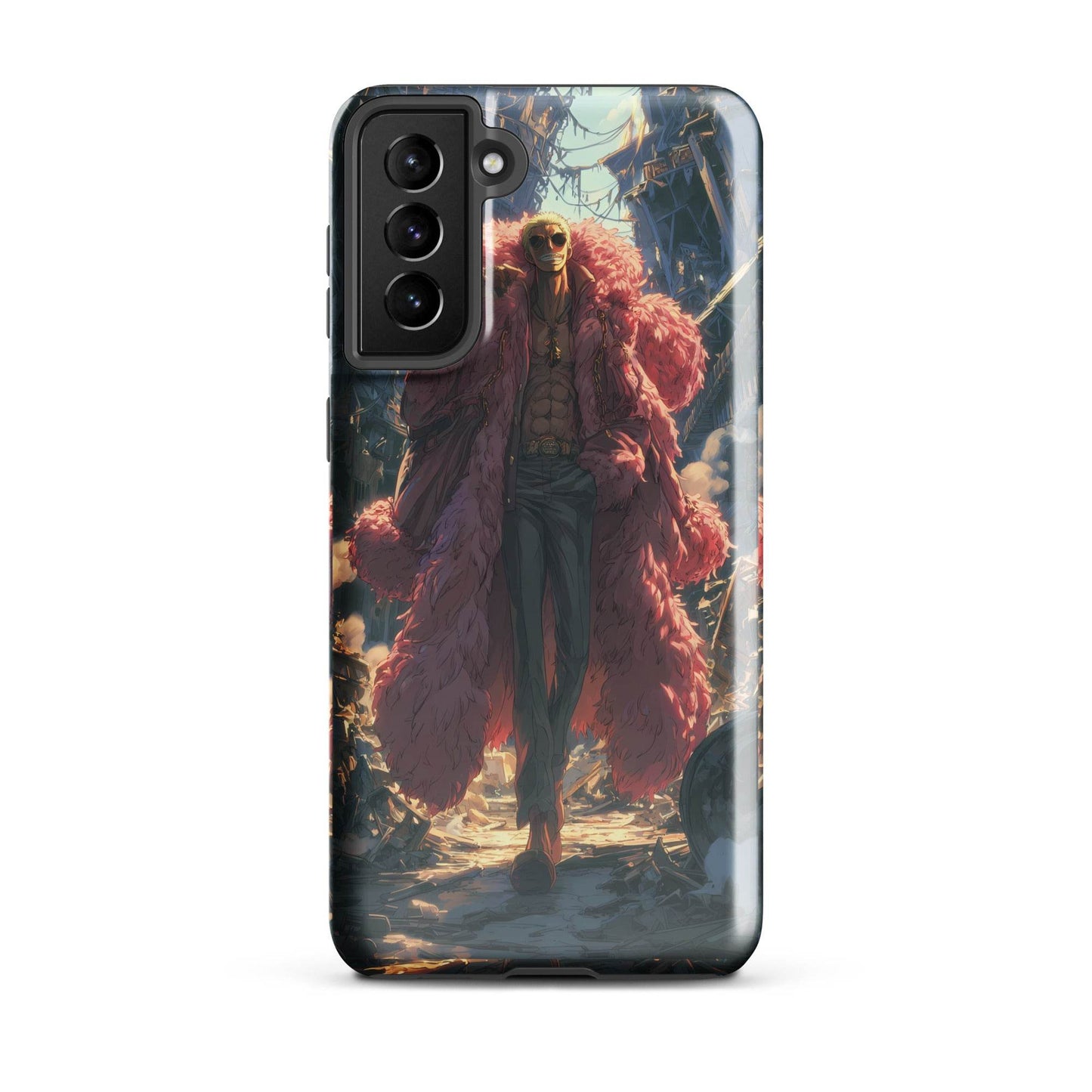 Donquixote Doflamingo King of Dressrosa, One Piece Anime Tough case for Samsung® - Chromavolt