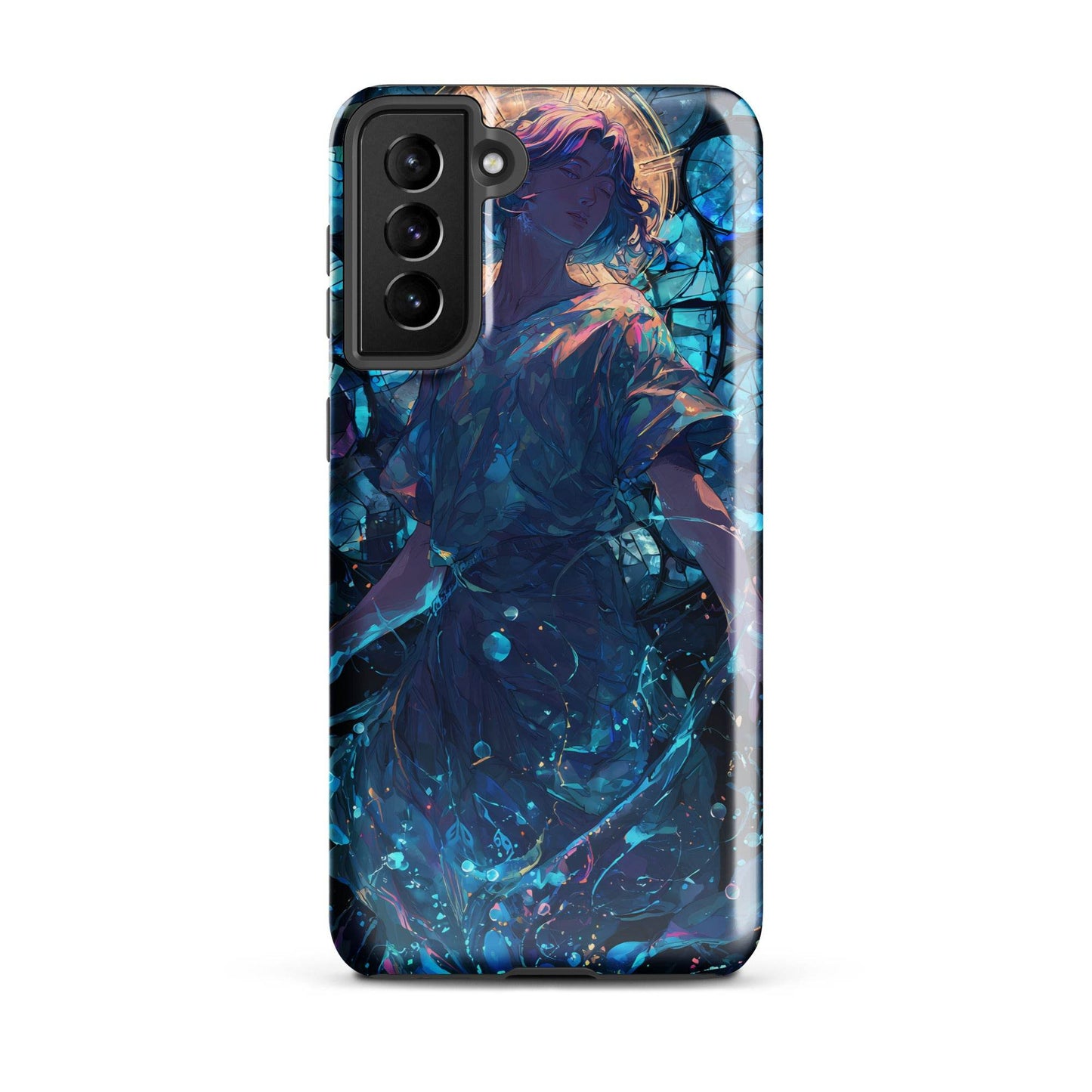 Aquarius Zodiac Sign Fan Art Tough case for Samsung® - Chromavolt