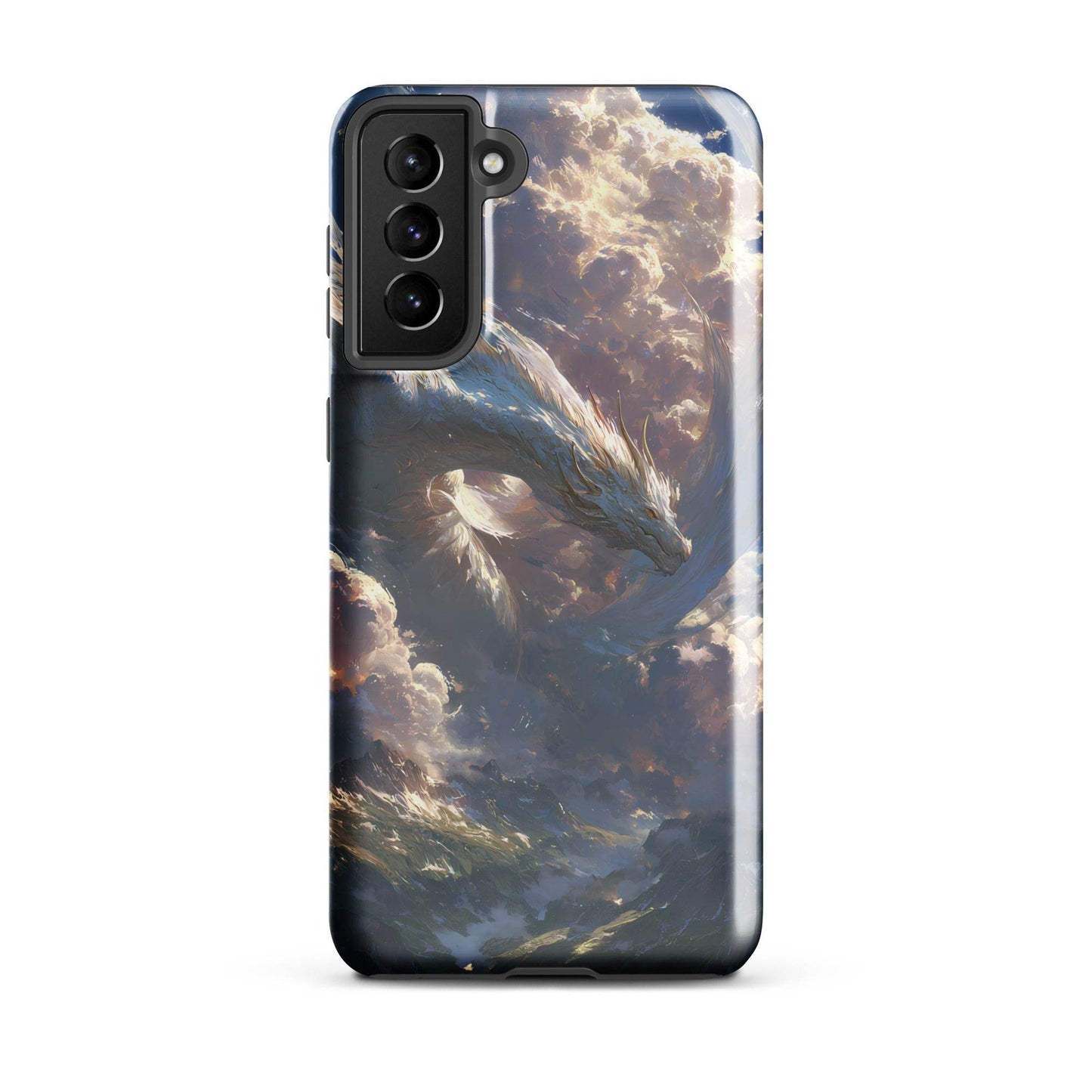 Wind Dragon: The Sky Dancer Fantasy Art Tough case for Samsung® - Chromavolt