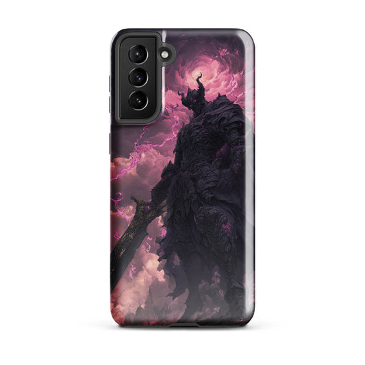 Dark Elemental Knight, Original Anime Art Tough case for Samsung® - Chromavolt