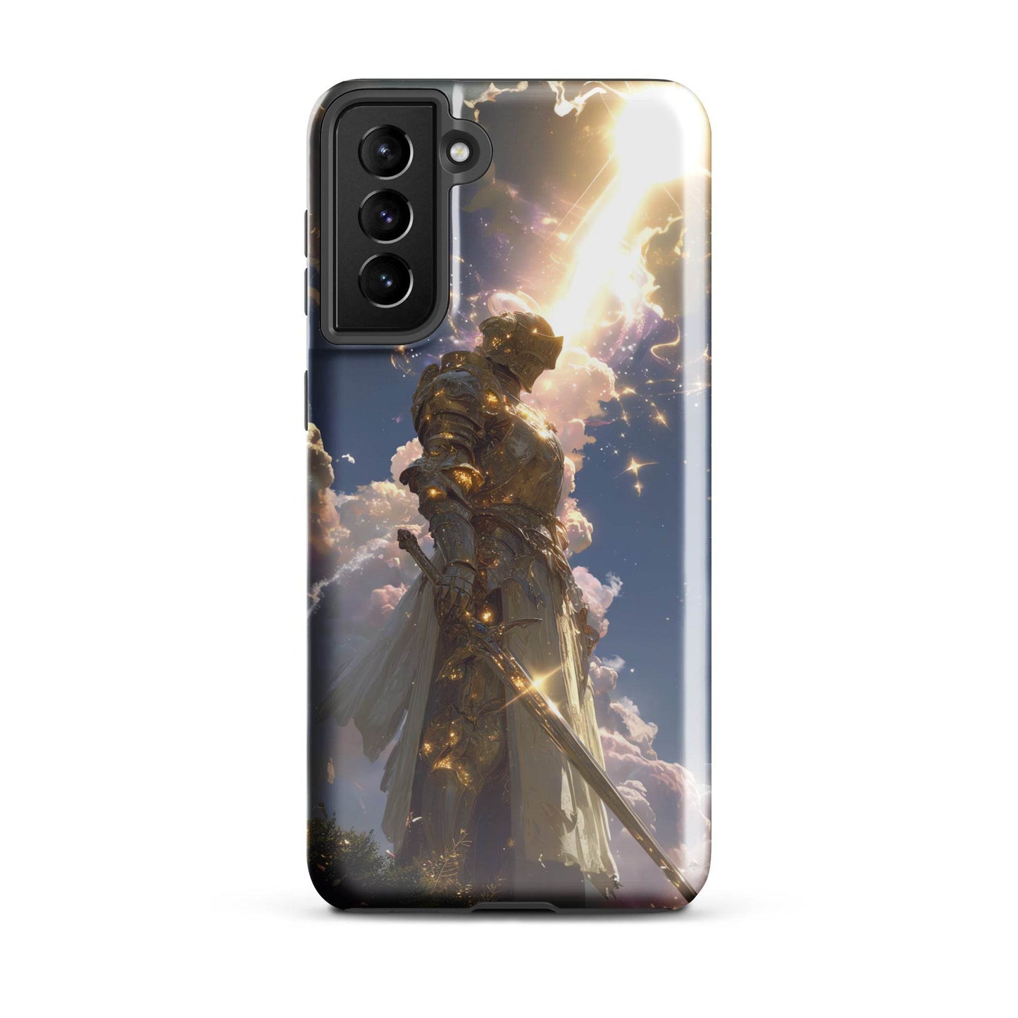 Light Elemental Knight, Original Anime Art Tough case for Samsung® - Chromavolt