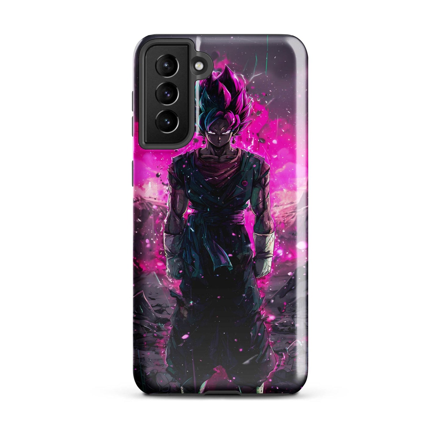 Super Saiyan Blue and Pink Rose Vegito, Dragon Ball Super Anime Fan Art Tough case for Samsung® - Chromavolt