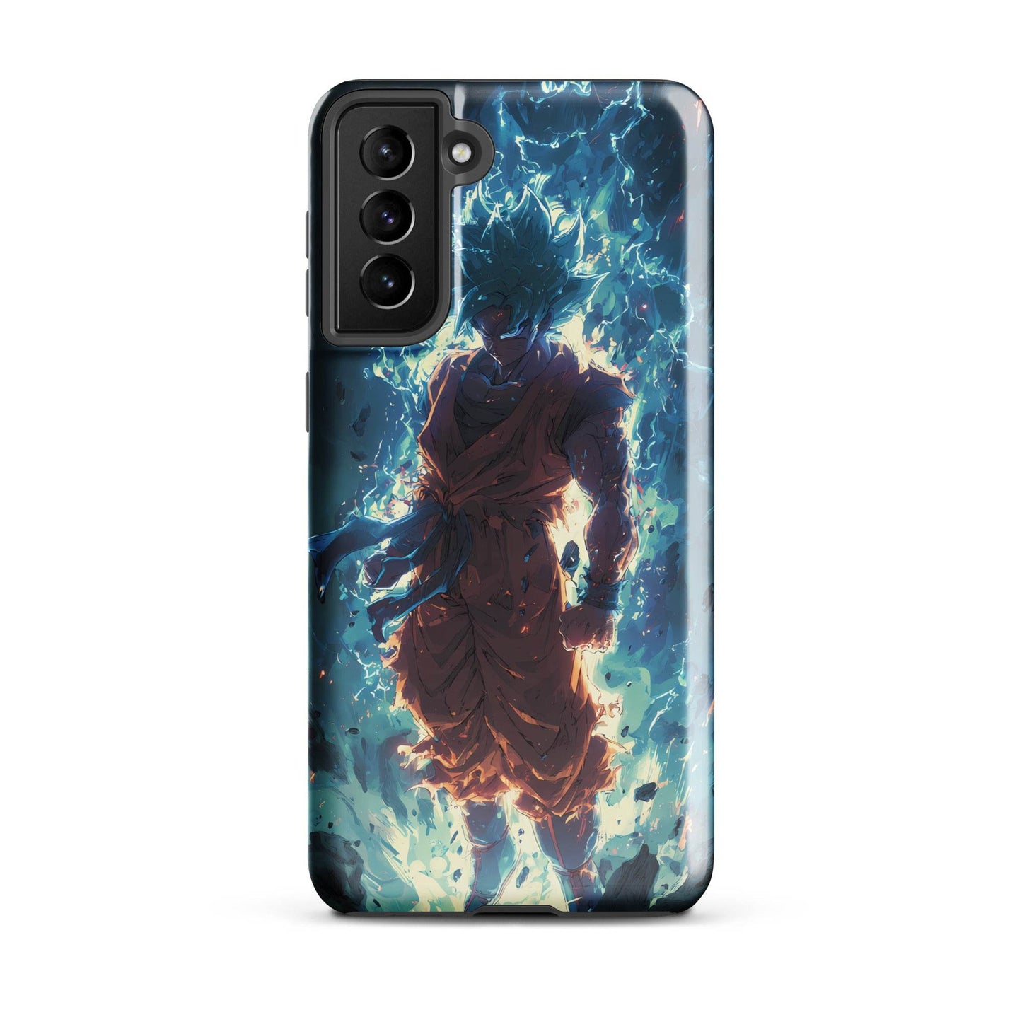 Super Saiyan Blue Goku, Dragon Ball Super Anime Fan Art Tough case for Samsung® - Chromavolt
