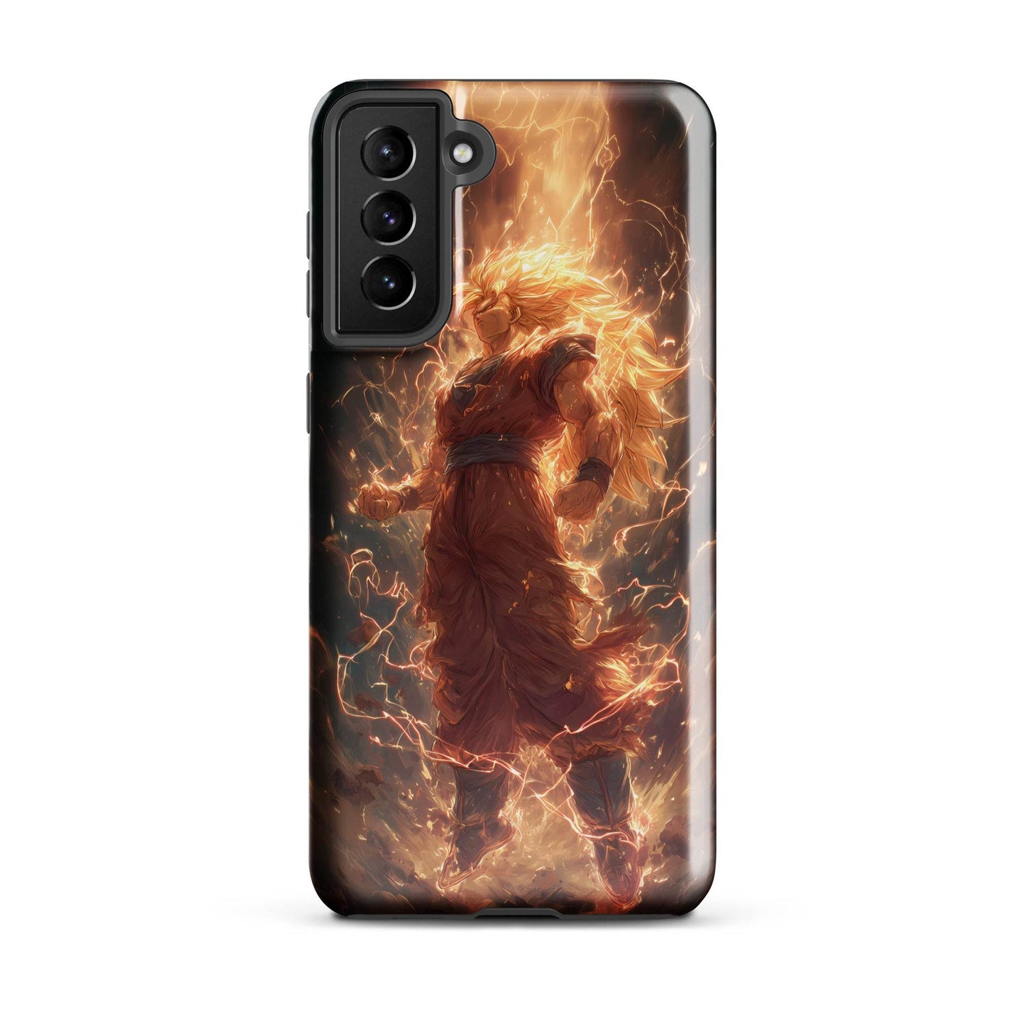 Super Saiyan 3 Goku, Dragon Ball Z Anime Fan Art Tough case for Samsung® - Chromavolt