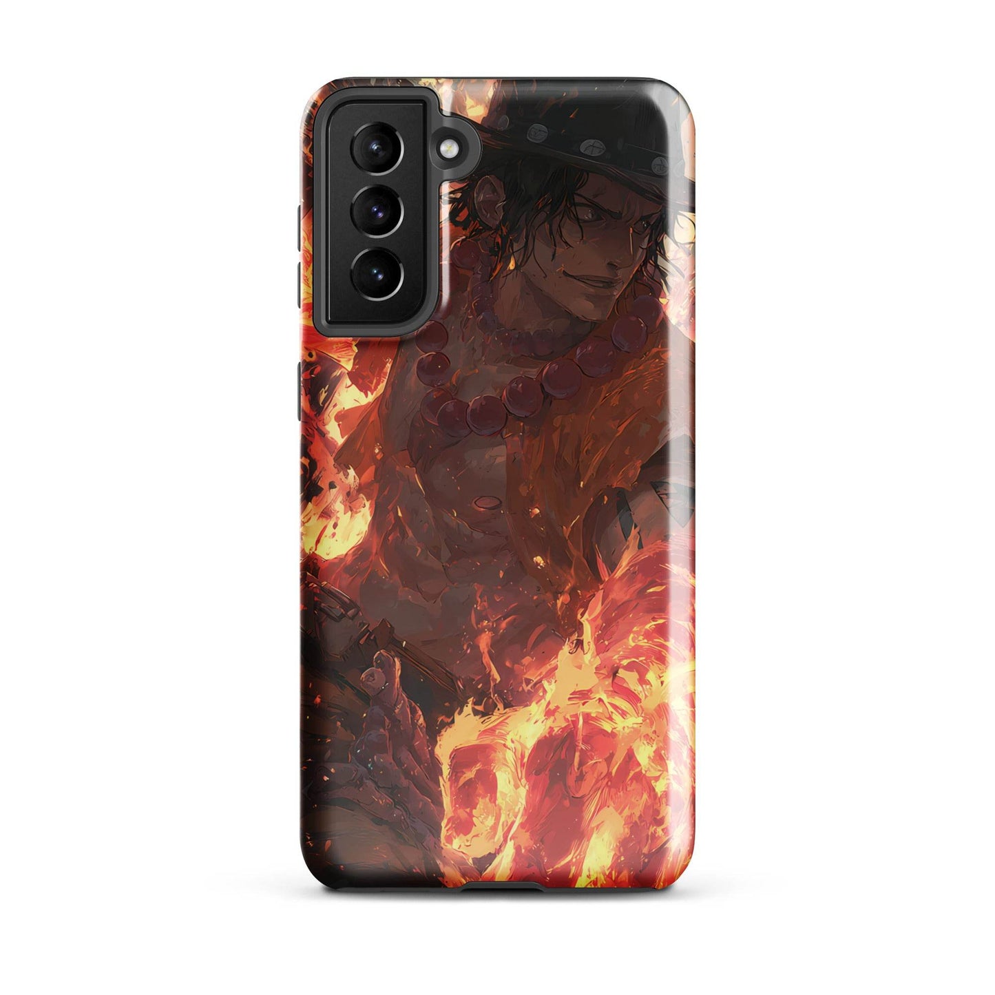 Fire Fist Ace, One Piece Portgas D. Ace Anime Fan Art Tough case for Samsung® - Chromavolt