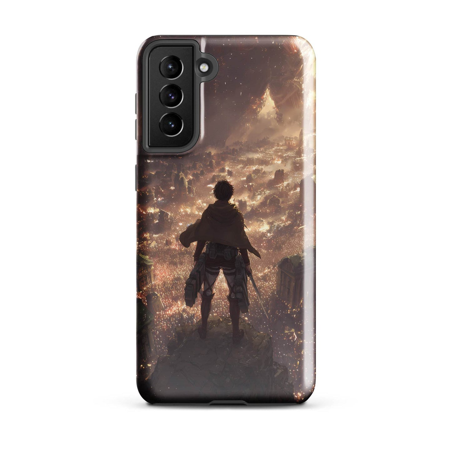 Eren Jaeger, Attack On Titan Anime Fan Art Tough case for Samsung® - Chromavolt