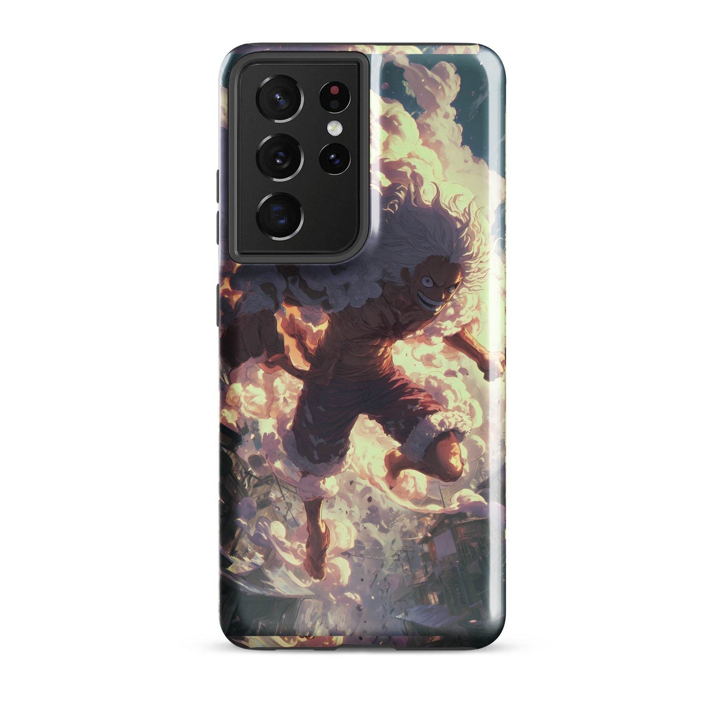 Monkey D Luffy Gear 5 Sun God Nika, One Piece Tough case for Samsung® - Chromavolt