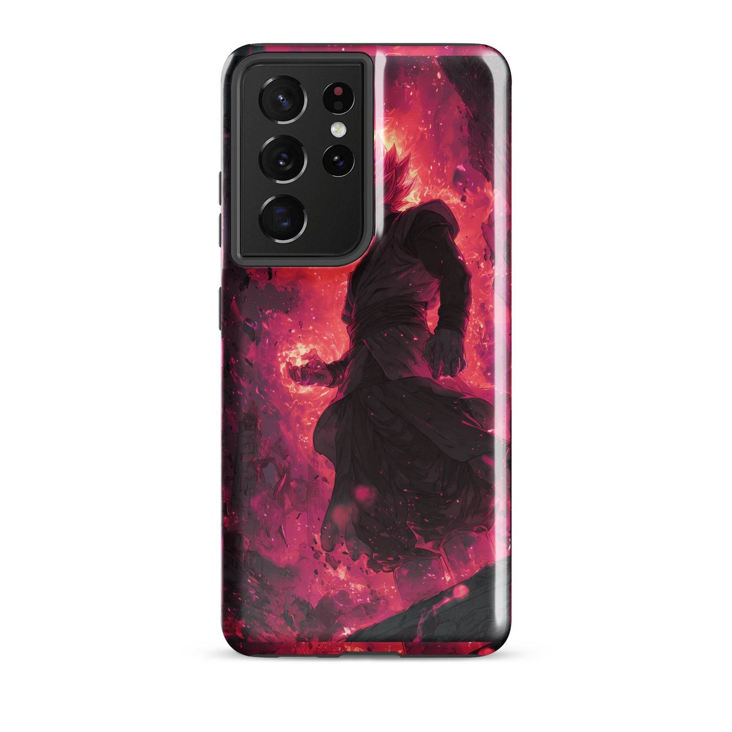 Zamasu Goku Black, Pink Rose Super Saiyan Dragon Ball Tough case for Samsung® - Chromavolt