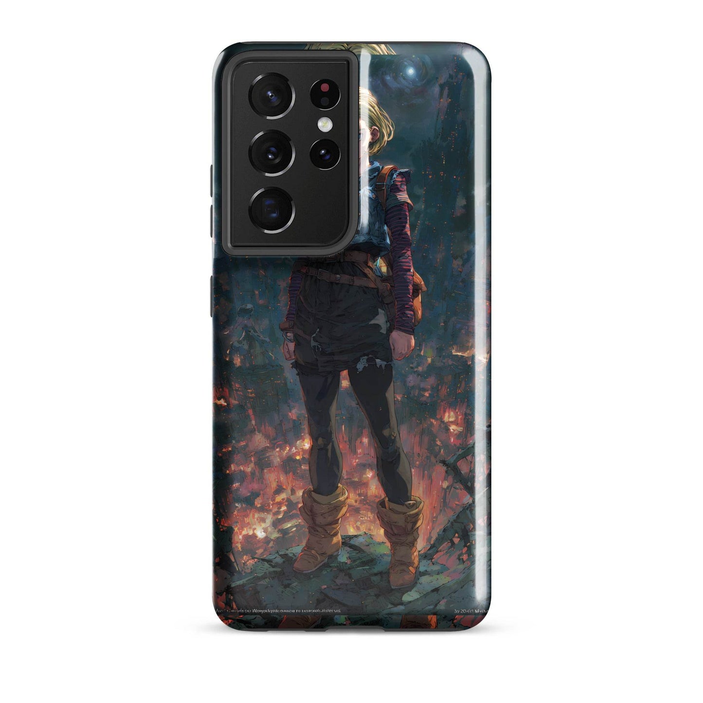 Android 18 Dragon Ball Z Anime Tough case for Samsung® - Chromavolt