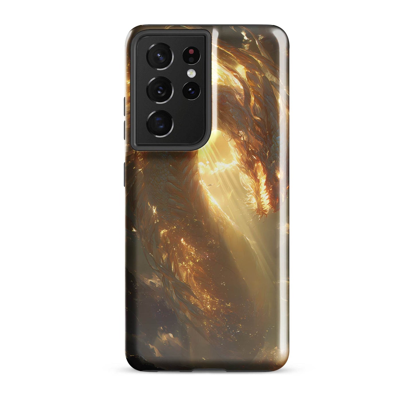 Light Dragon: The Celestial Flame Tough case for Samsung® - Chromavolt