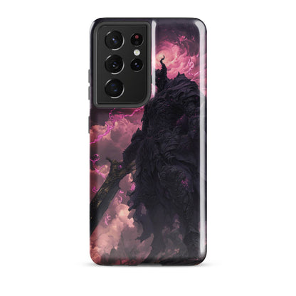 Dark Elemental Knight, Original Anime Art Tough case for Samsung® - Chromavolt
