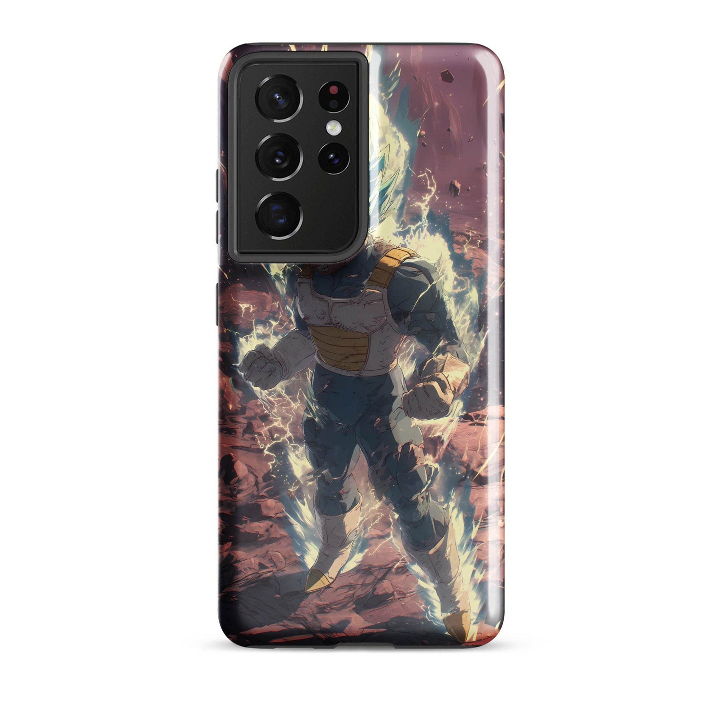 Super Saiyan Blue Vegeta, Dragon Ball Super Anime Fan Art Tough case for Samsung® - Chromavolt