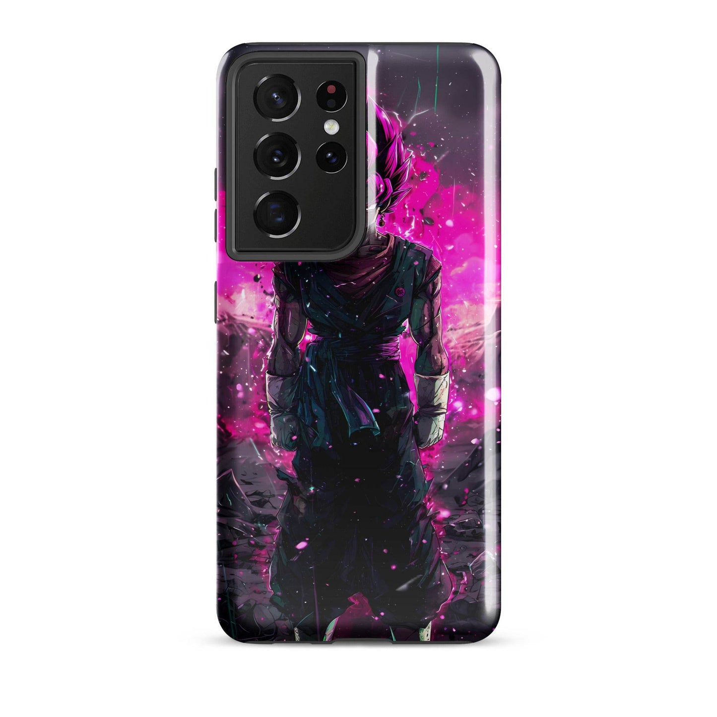 Super Saiyan Blue and Pink Rose Vegito, Dragon Ball Super Anime Fan Art Tough case for Samsung® - Chromavolt