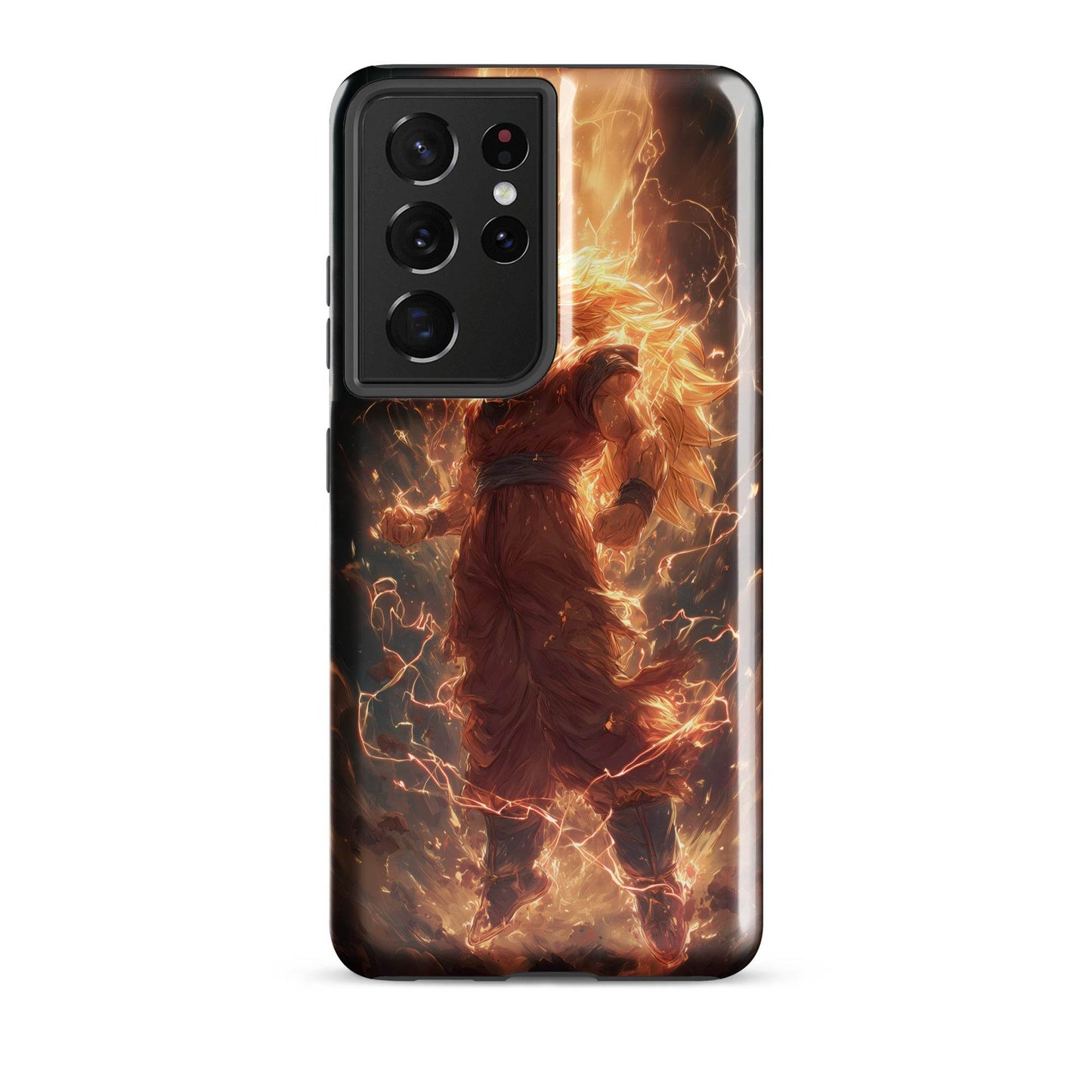 Super Saiyan 3 Goku, Dragon Ball Z Anime Fan Art Tough case for Samsung® - Chromavolt