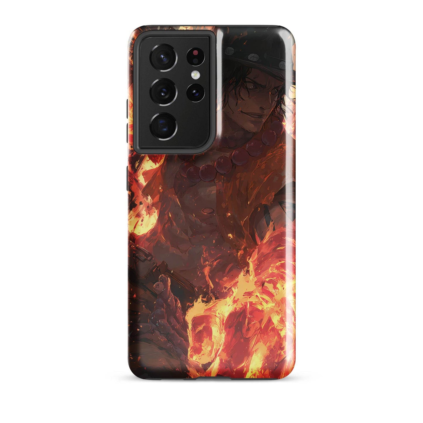 Fire Fist Ace, One Piece Portgas D. Ace Anime Fan Art Tough case for Samsung® - Chromavolt