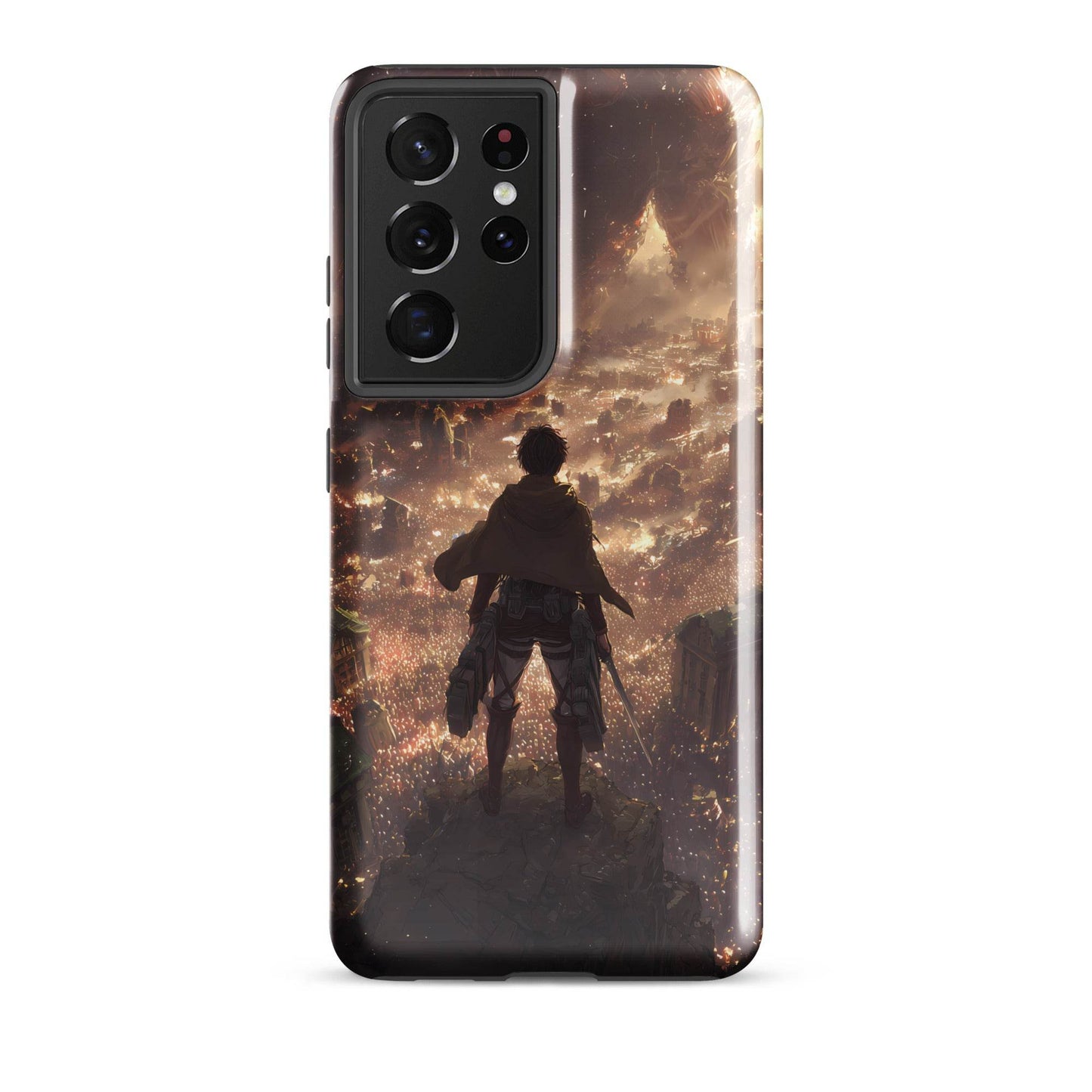 Eren Jaeger, Attack On Titan Anime Fan Art Tough case for Samsung® - Chromavolt