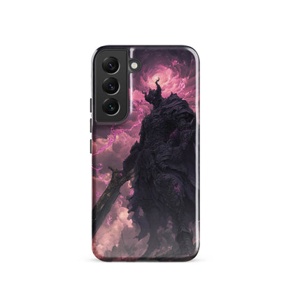 Dark Elemental Knight, Original Anime Art Tough case for Samsung® - Chromavolt
