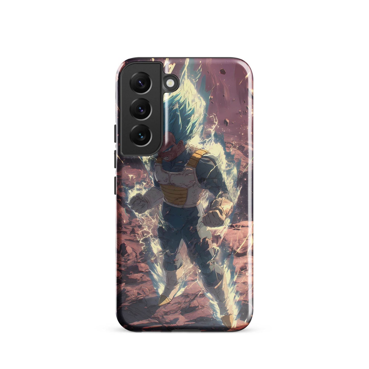 Super Saiyan Blue Vegeta, Dragon Ball Super Anime Fan Art Tough case for Samsung® - Chromavolt