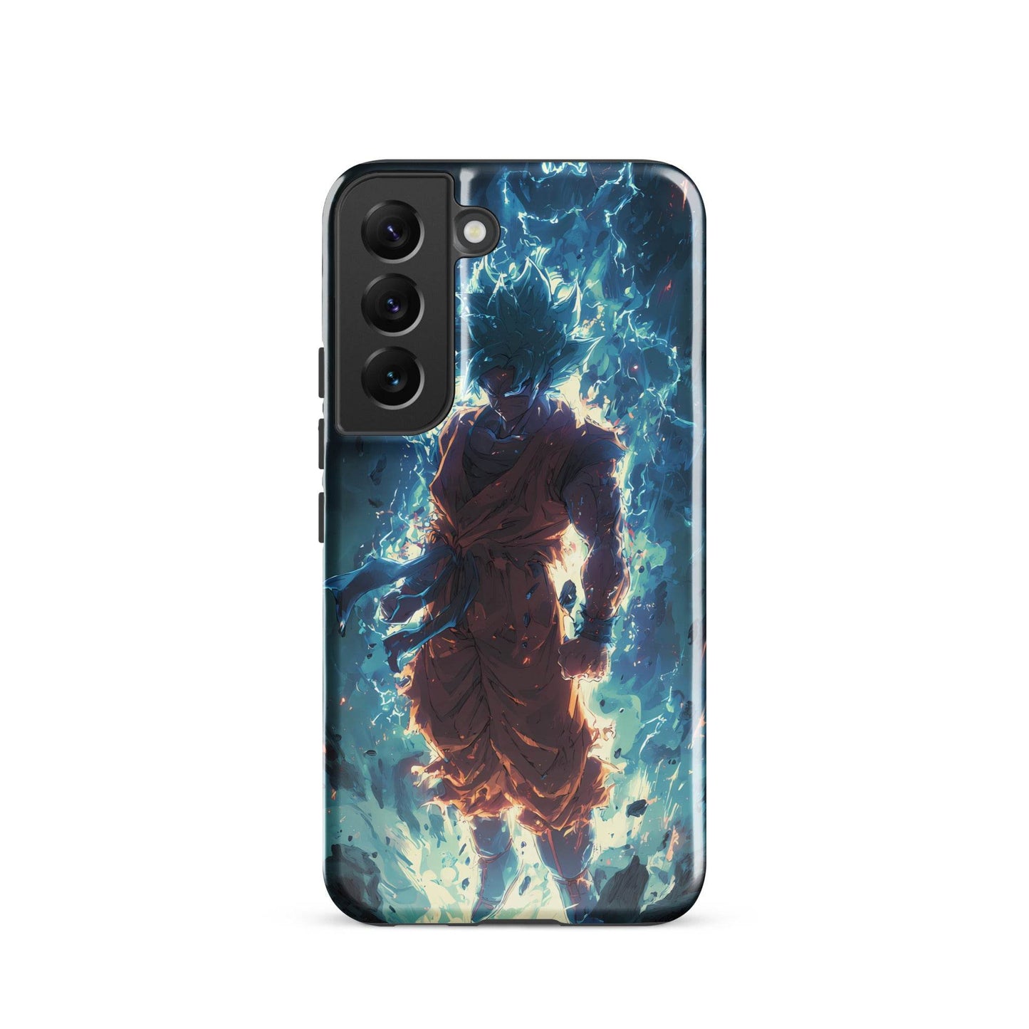 Super Saiyan Blue Goku, Dragon Ball Super Anime Fan Art Tough case for Samsung® - Chromavolt
