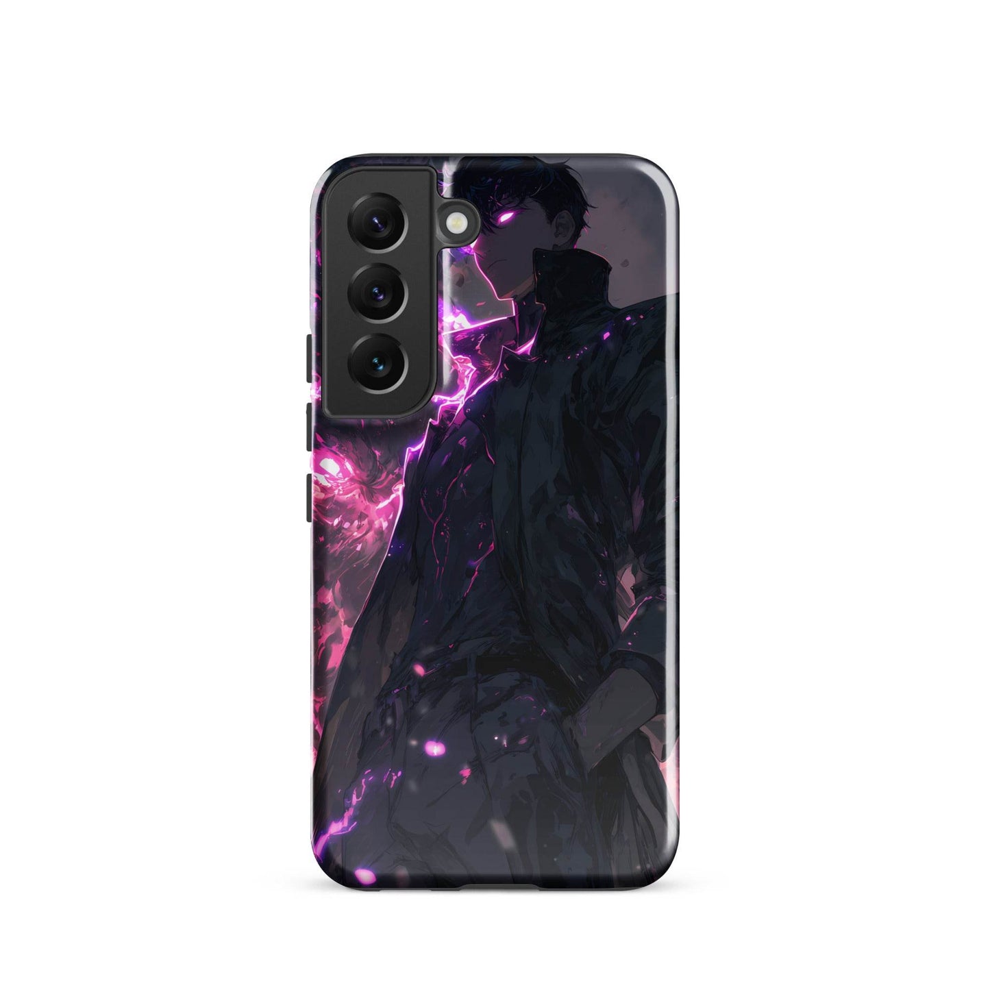 Solo Leveling Sung Jinwoo Shadow Monarch Anime Fan Art Tough case for Samsung® - Chromavolt