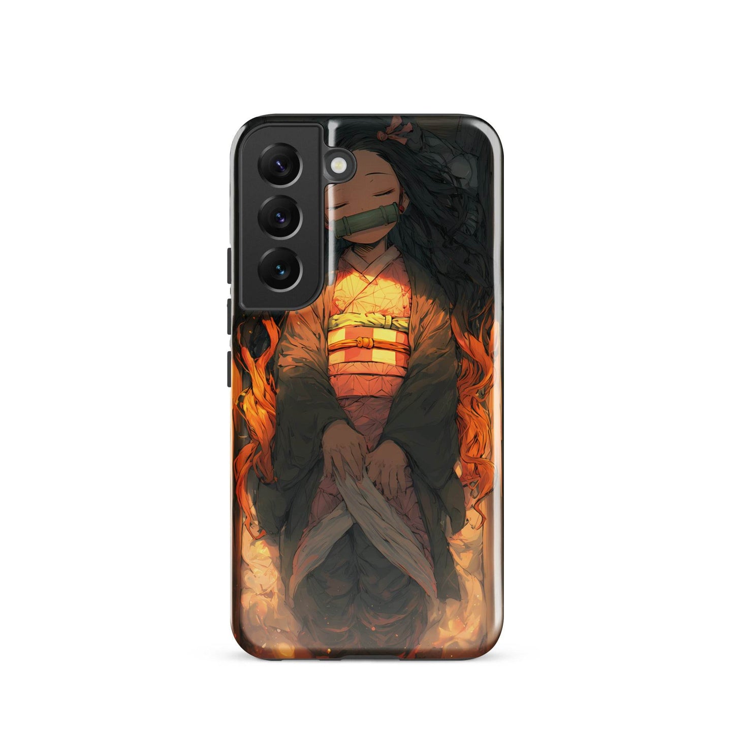 Sleeping Nezuko, Demon Slayer Anime Tough case for Samsung® - Chromavolt