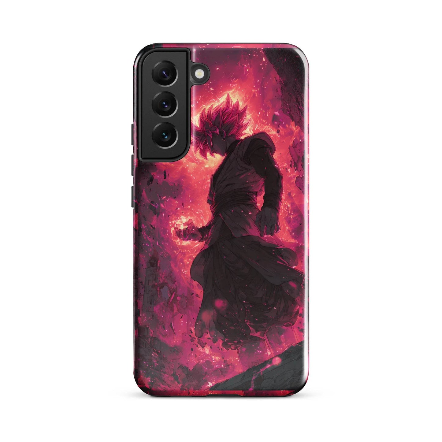 Zamasu Goku Black, Pink Rose Super Saiyan Dragon Ball Tough case for Samsung® - Chromavolt