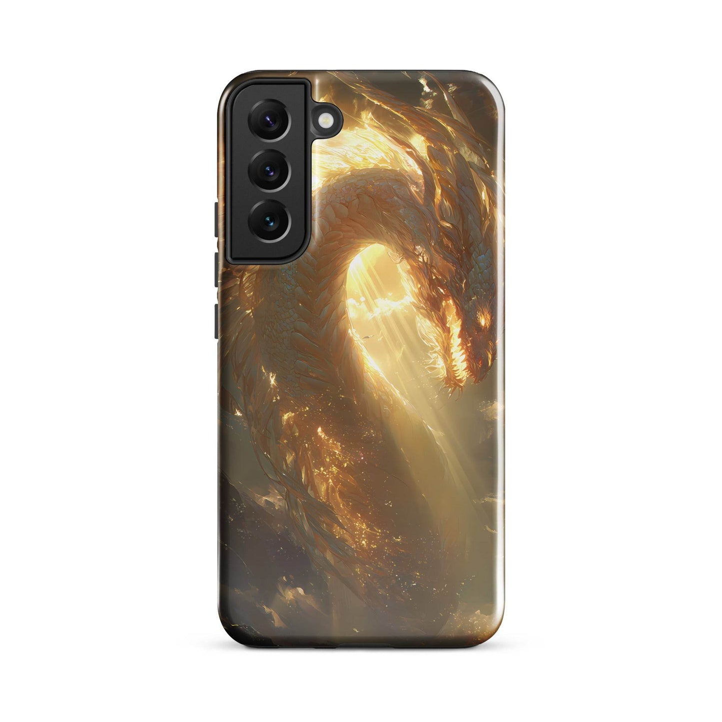 Light Dragon: The Celestial Flame Tough case for Samsung® - Chromavolt