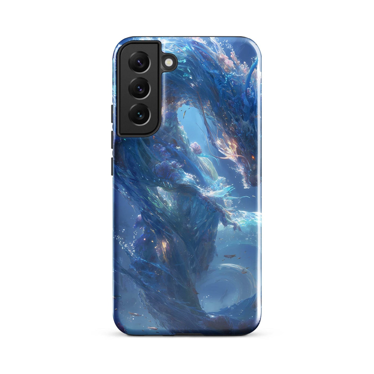 Water Dragon: The Serpent of Serenity Tough case for Samsung® - Chromavolt