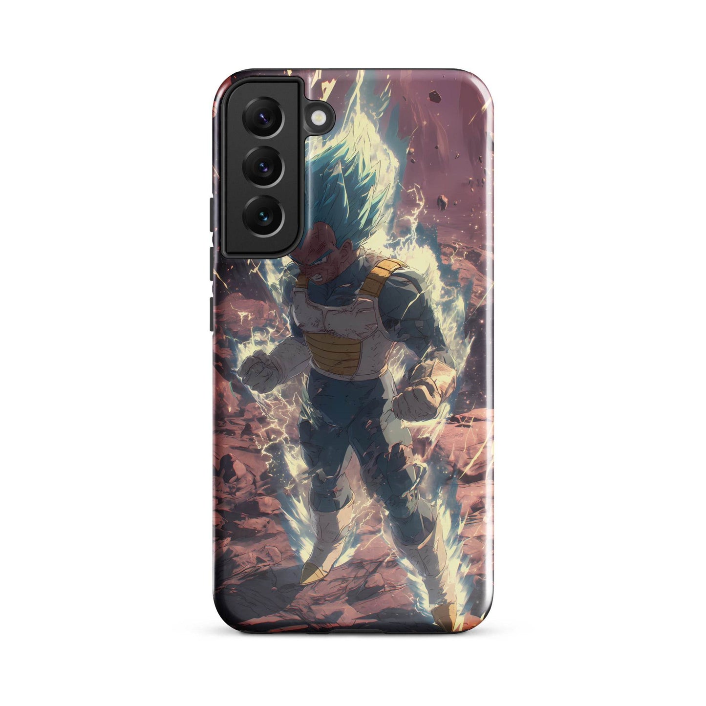 Super Saiyan Blue Vegeta, Dragon Ball Super Anime Fan Art Tough case for Samsung® - Chromavolt