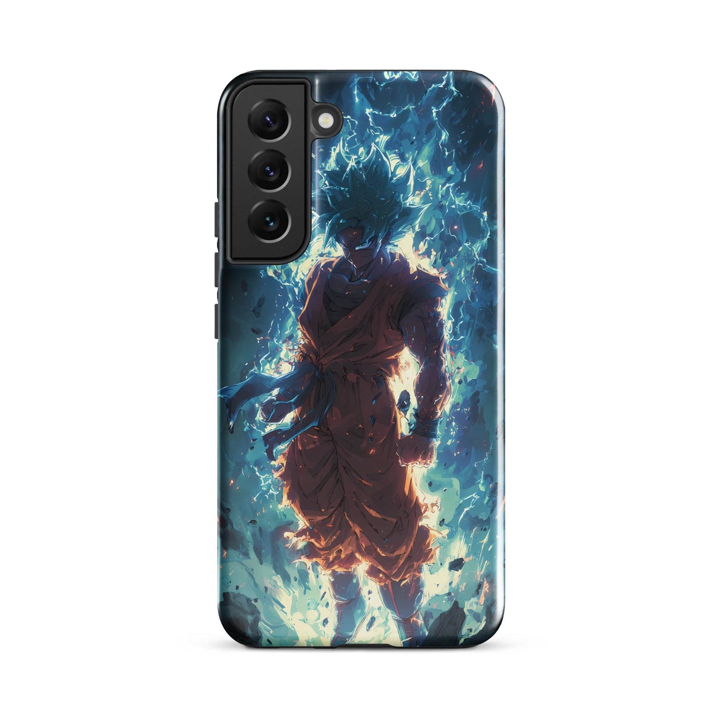 Super Saiyan Blue Goku, Dragon Ball Super Anime Fan Art Tough case for Samsung® - Chromavolt