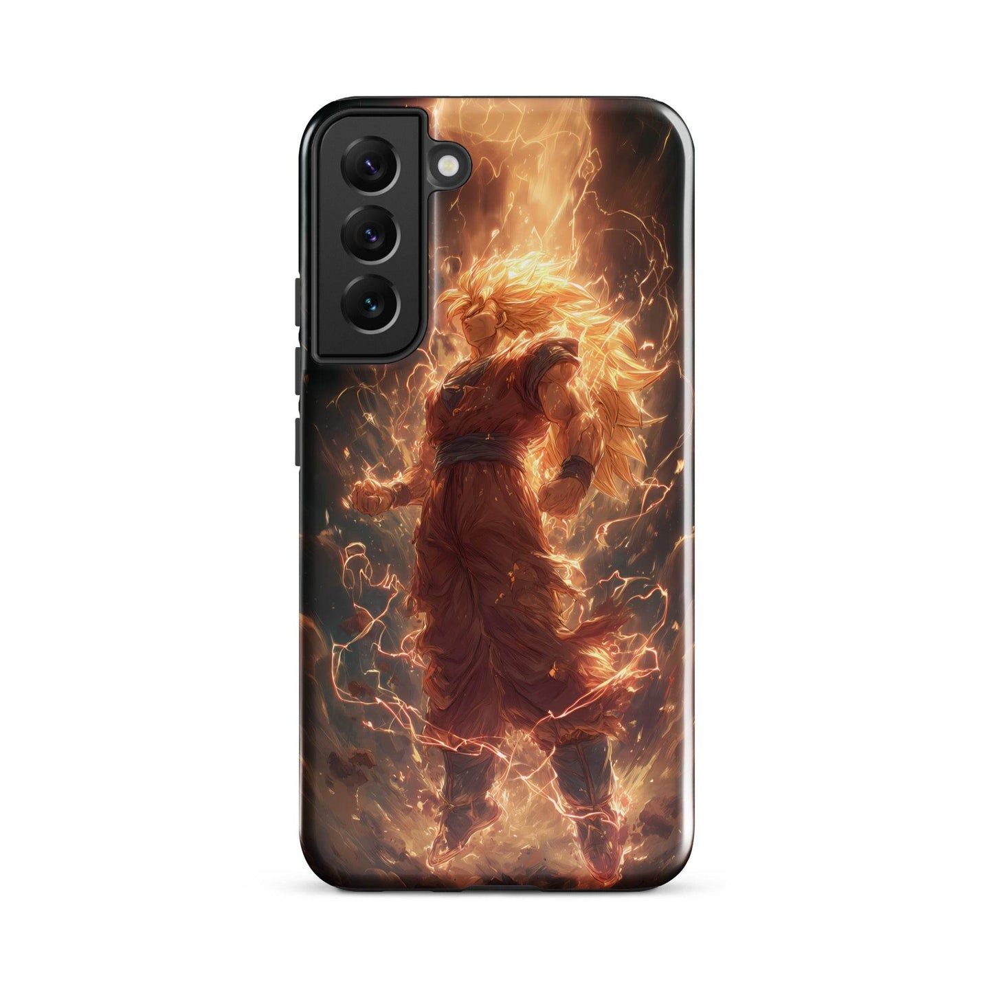 Super Saiyan 3 Goku, Dragon Ball Z Anime Fan Art Tough case for Samsung® - Chromavolt