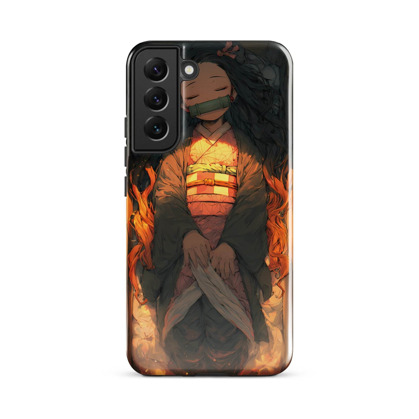 Sleeping Nezuko, Demon Slayer Anime Tough case for Samsung® - Chromavolt