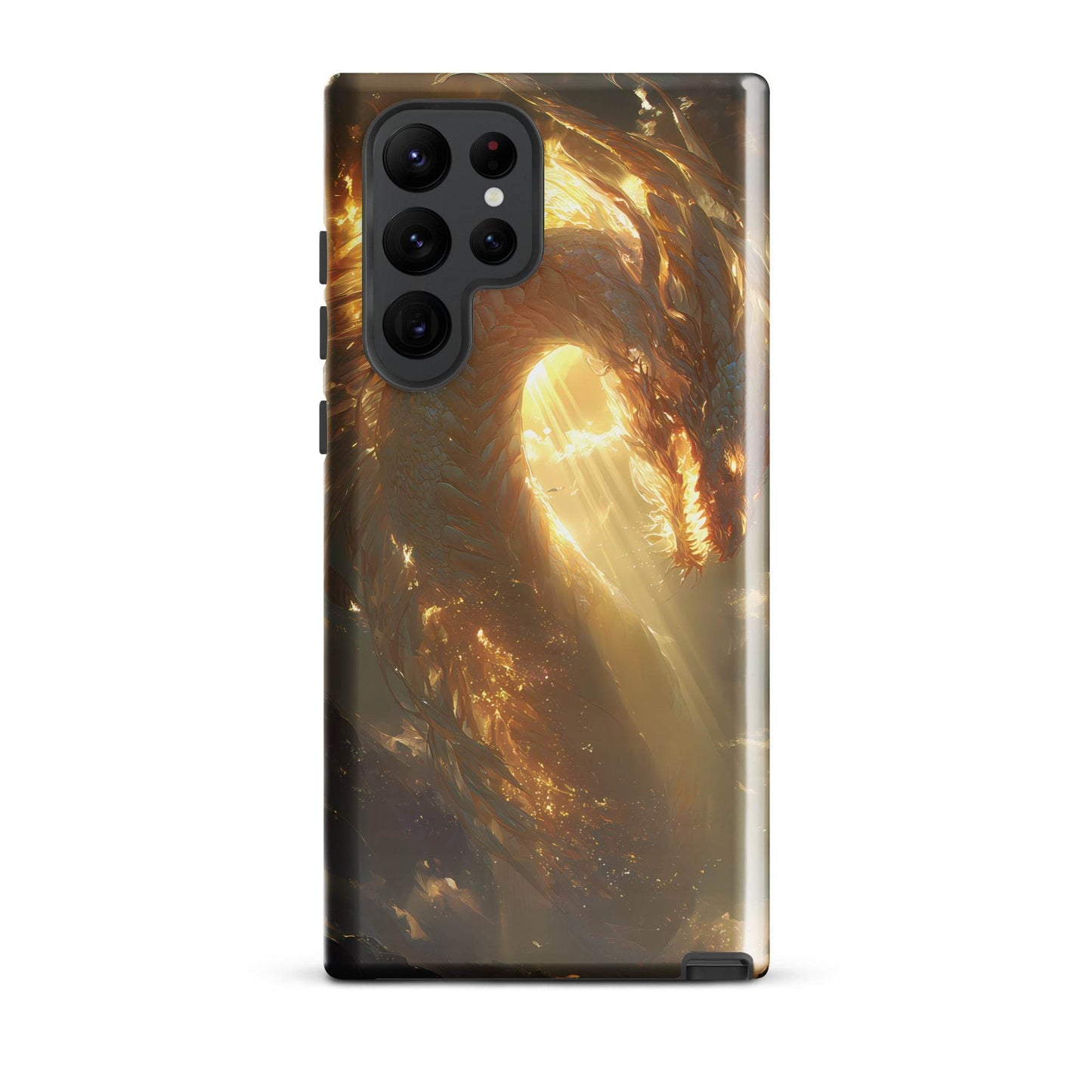 Light Dragon: The Celestial Flame Tough case for Samsung® - Chromavolt