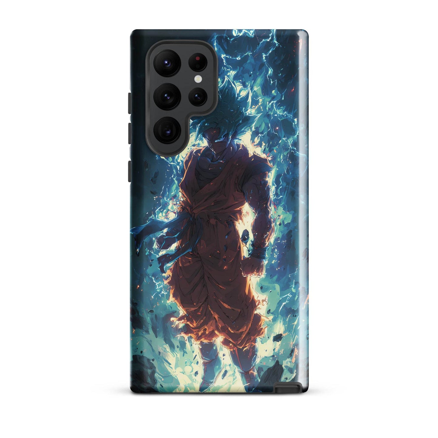 Super Saiyan Blue Goku, Dragon Ball Super Anime Fan Art Tough case for Samsung® - Chromavolt