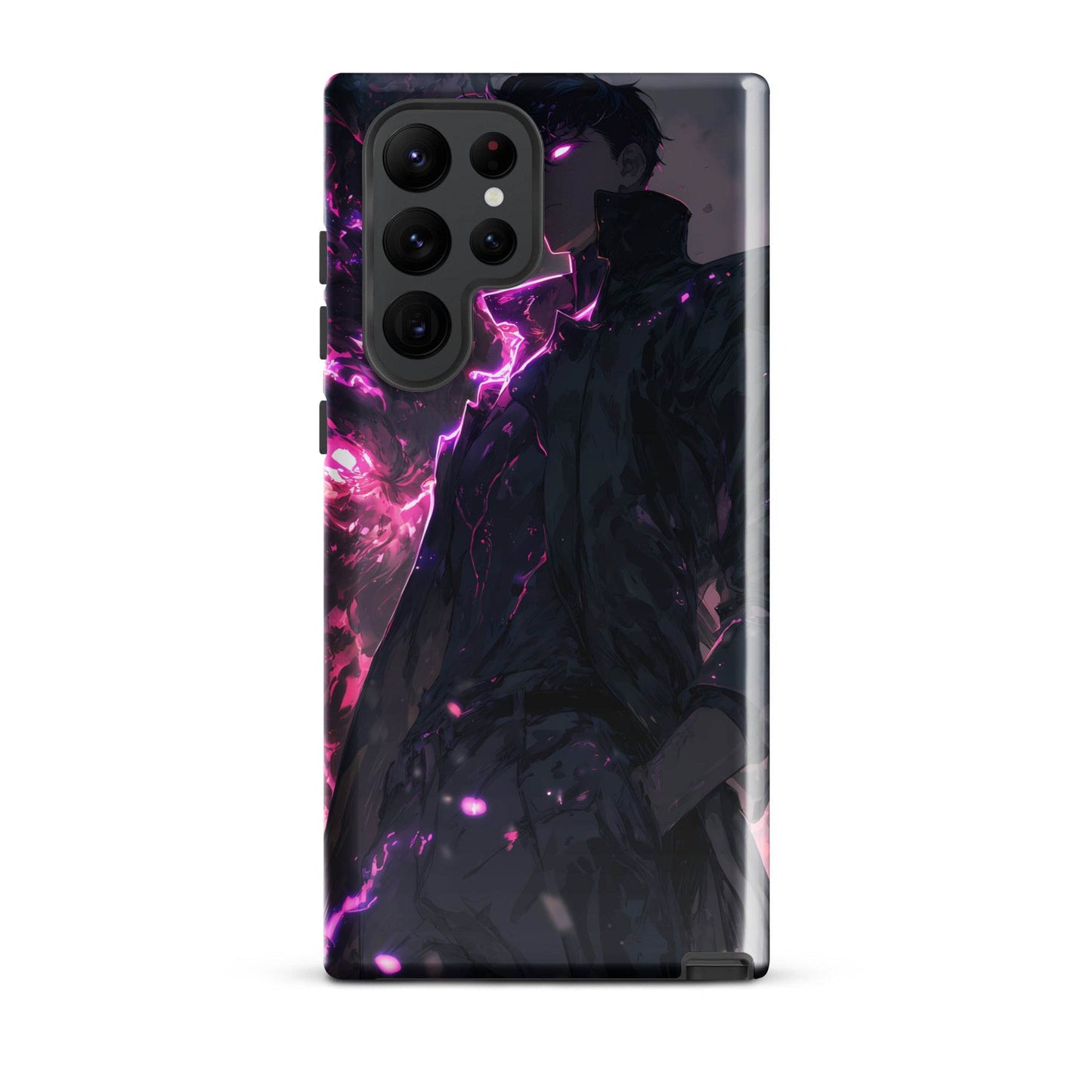 Solo Leveling Sung Jinwoo Shadow Monarch Anime Fan Art Tough case for Samsung® - Chromavolt